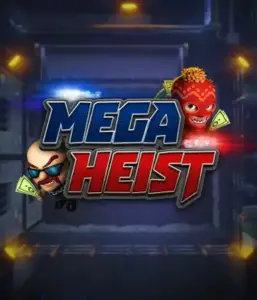 Enter the exciting world of the Mega Heist game by Relax Gaming, showcasing quirky characters ready to pull off a bank heist. This image depicts the drama of the heist with its dynamic logo and a shadowy vault backdrop. Great for fans of heist movies, offering a gripping adventure. 