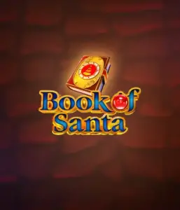 Experience the holiday spirit with Book of Santa slot by Endorphina, highlighting an intricately designed golden book emblazoned with Santa's iconic image. This graphic captures the charm and joy of Christmas, set against a cozy red background. Perfect for holiday season gaming, delivering a captivating gaming experience. 